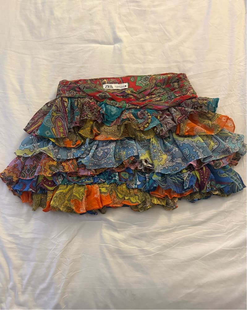 Zara Patchwork Skirt  - Image 3