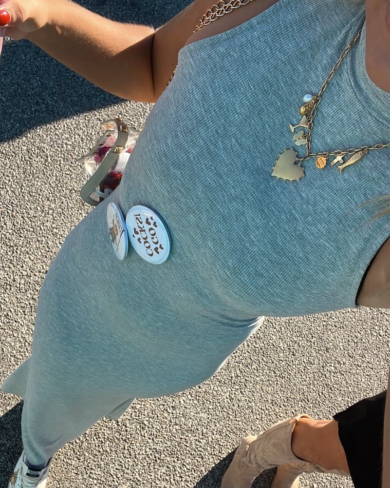 Grey Highneck Maxi Dress  - Image 2