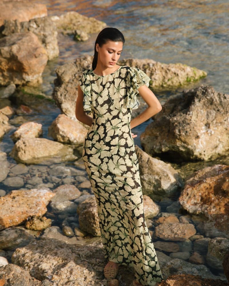 De La Vali Bougainvill Floral Maxi Dress - Image 6