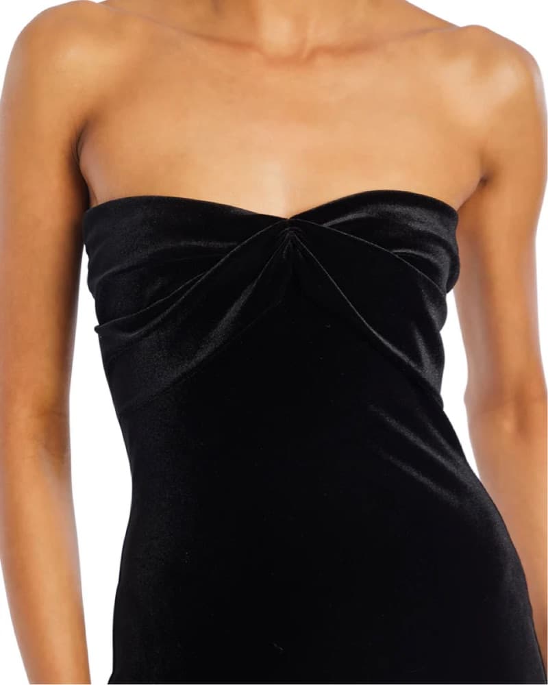 SEROYA Black Velvet Gown  - Image 2