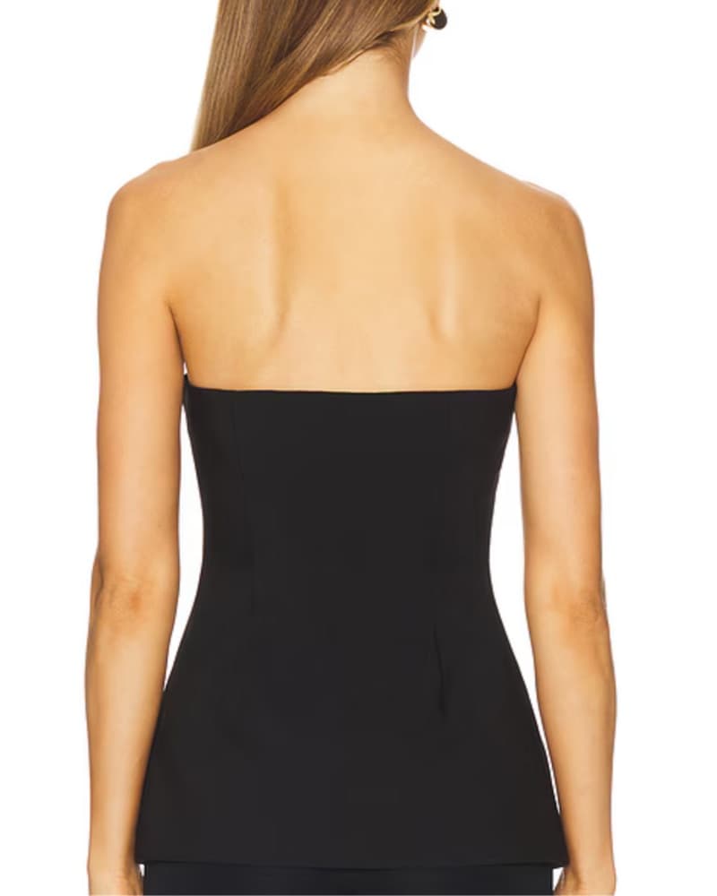 Black Strapless Top - Image 2