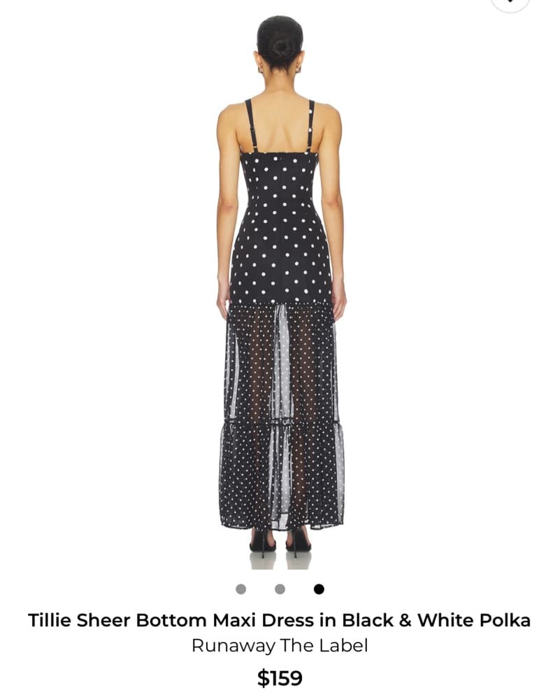 Runaway The Label Polka Dot Dress - Image 2