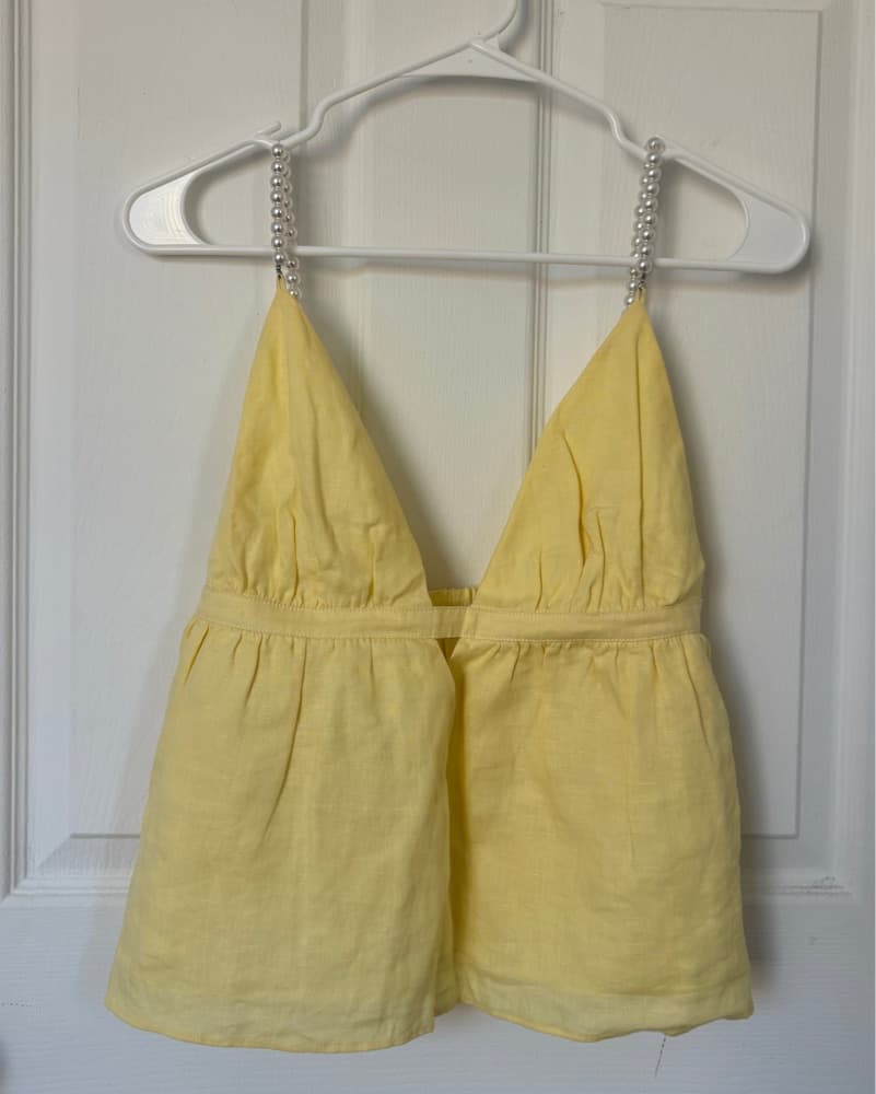 Cami NYC Pearl Strap Top - Image 2