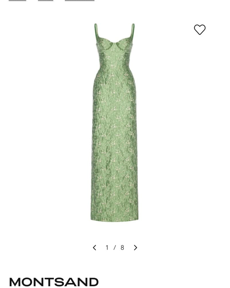 Montsand Brocade Bamboo Dress - Image 4