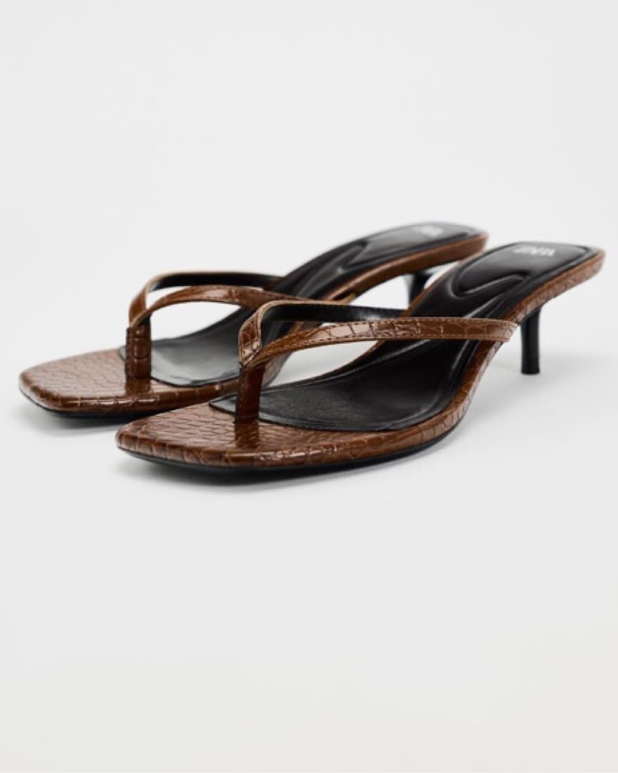 Strappy Minimalist Sandals - Image 1