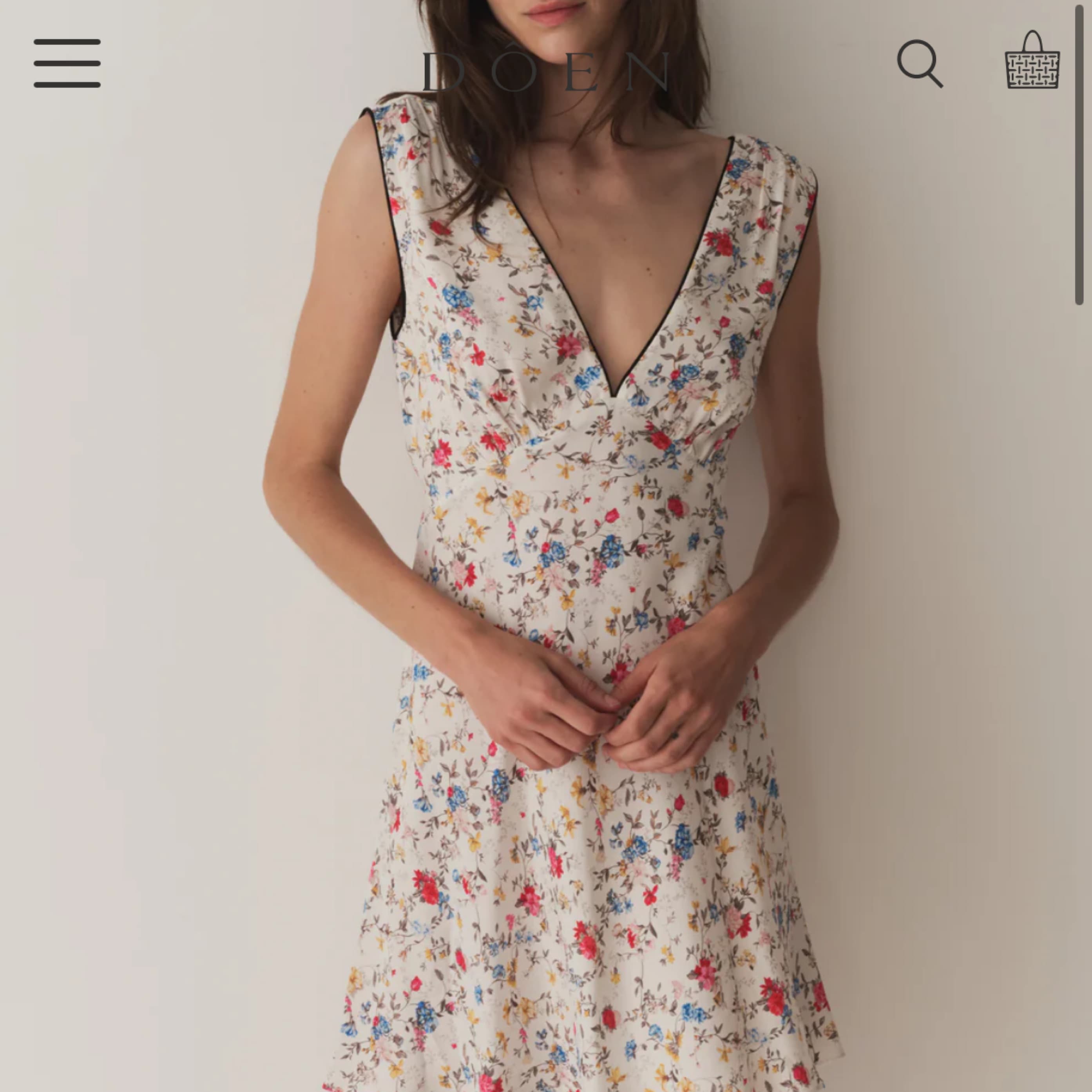 Doen Silk Tula Dress - Image 1