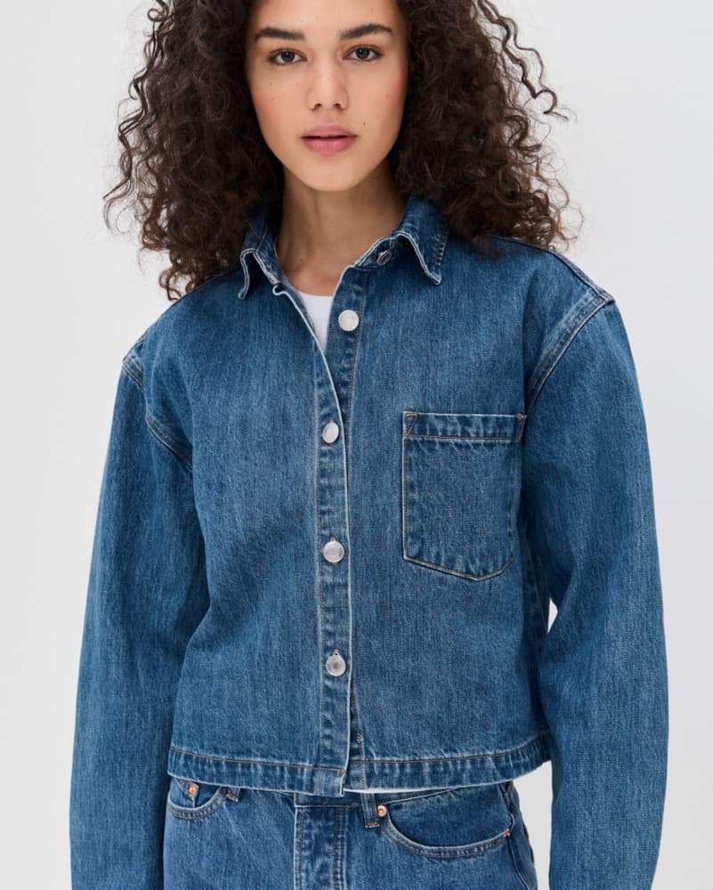 Versatile Denim Jacket - Image 1