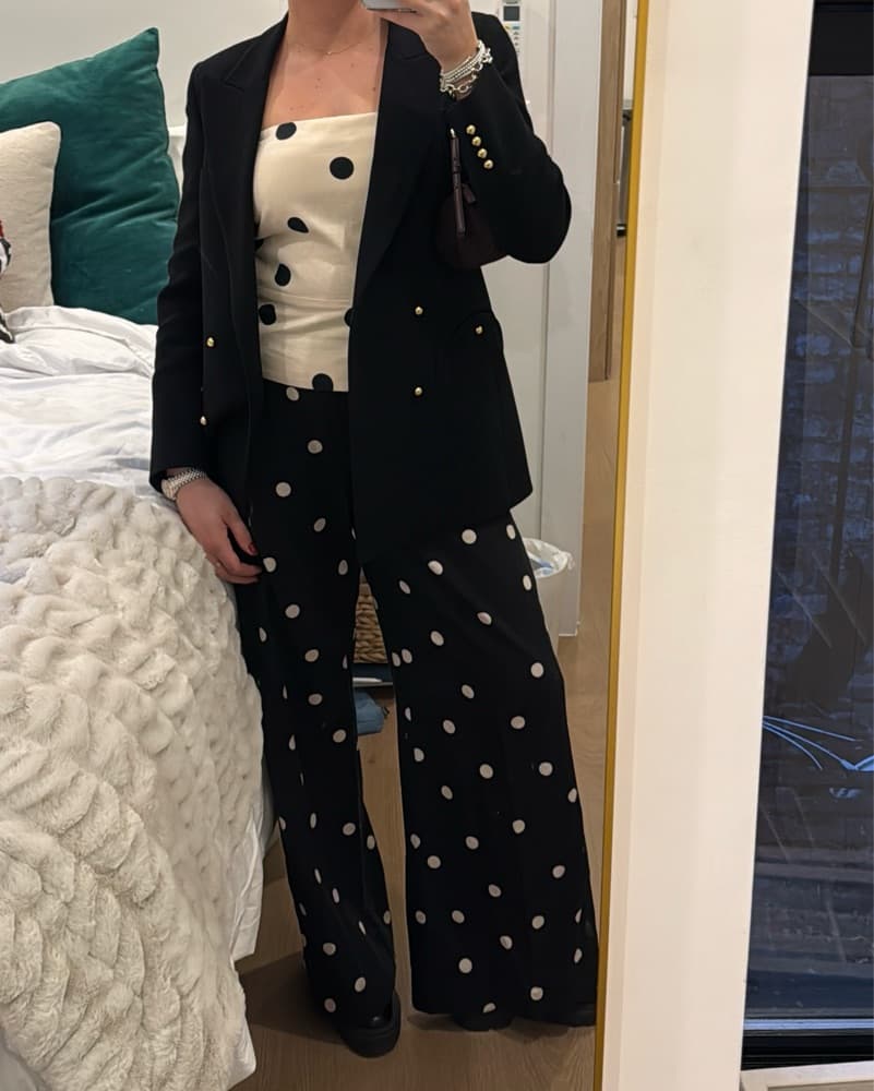 Sezane Tymp Trousers Polka Dot - Image 2