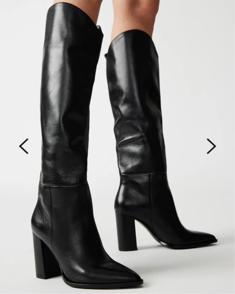 Steve Madden ‘Bixby’ Black Leather Boots - Image 2