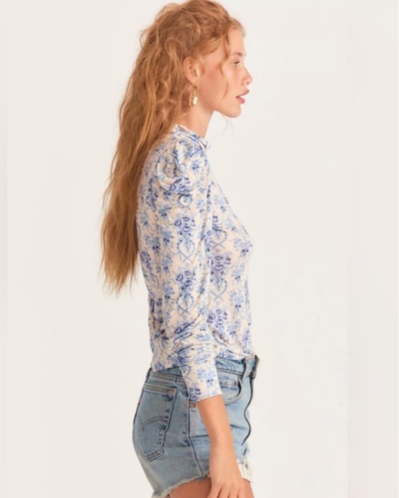 LoveShackFancy Vienna Turtleneck Top - Image 2