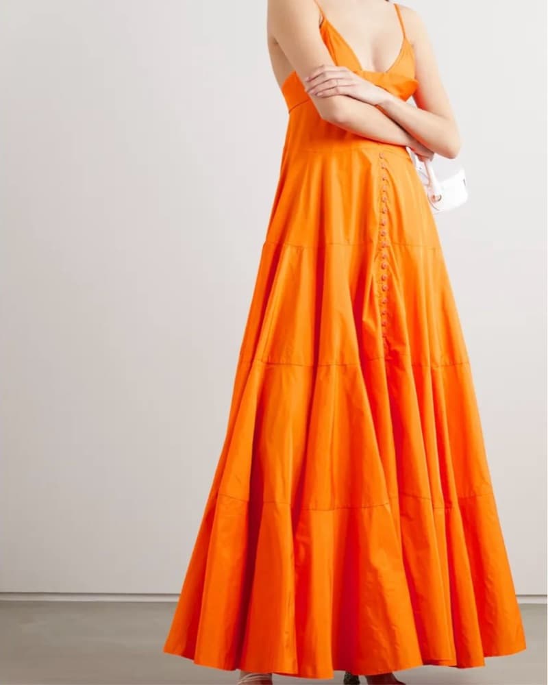 Jacquemus Orange midi Dress  - Image 2