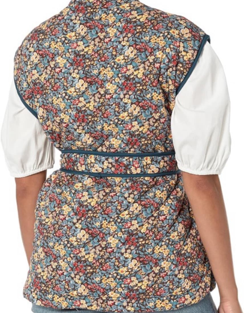 BlankNYC Floral Quilted Vest  - Image 3