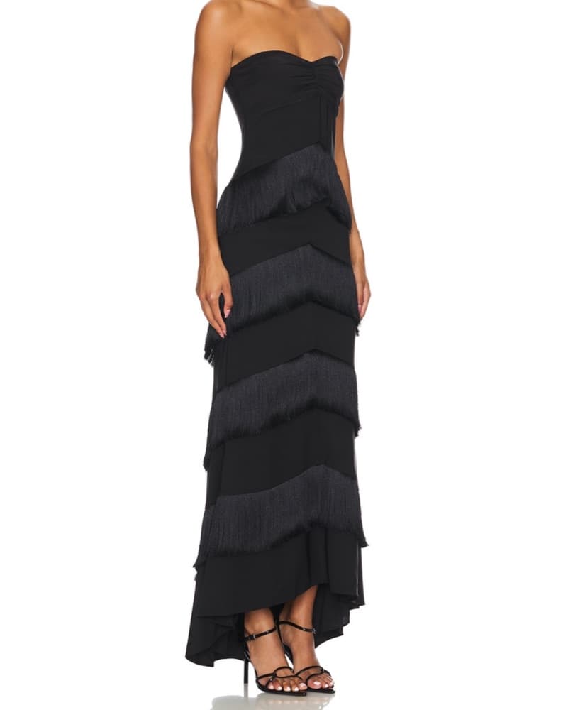 Hera Fringe Maxi Dress - Image 2