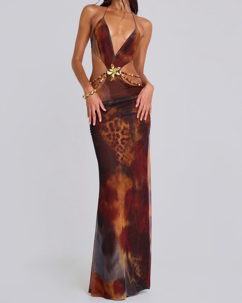 JADED LONDON Vida Backless Maxi Dress  - Image 1