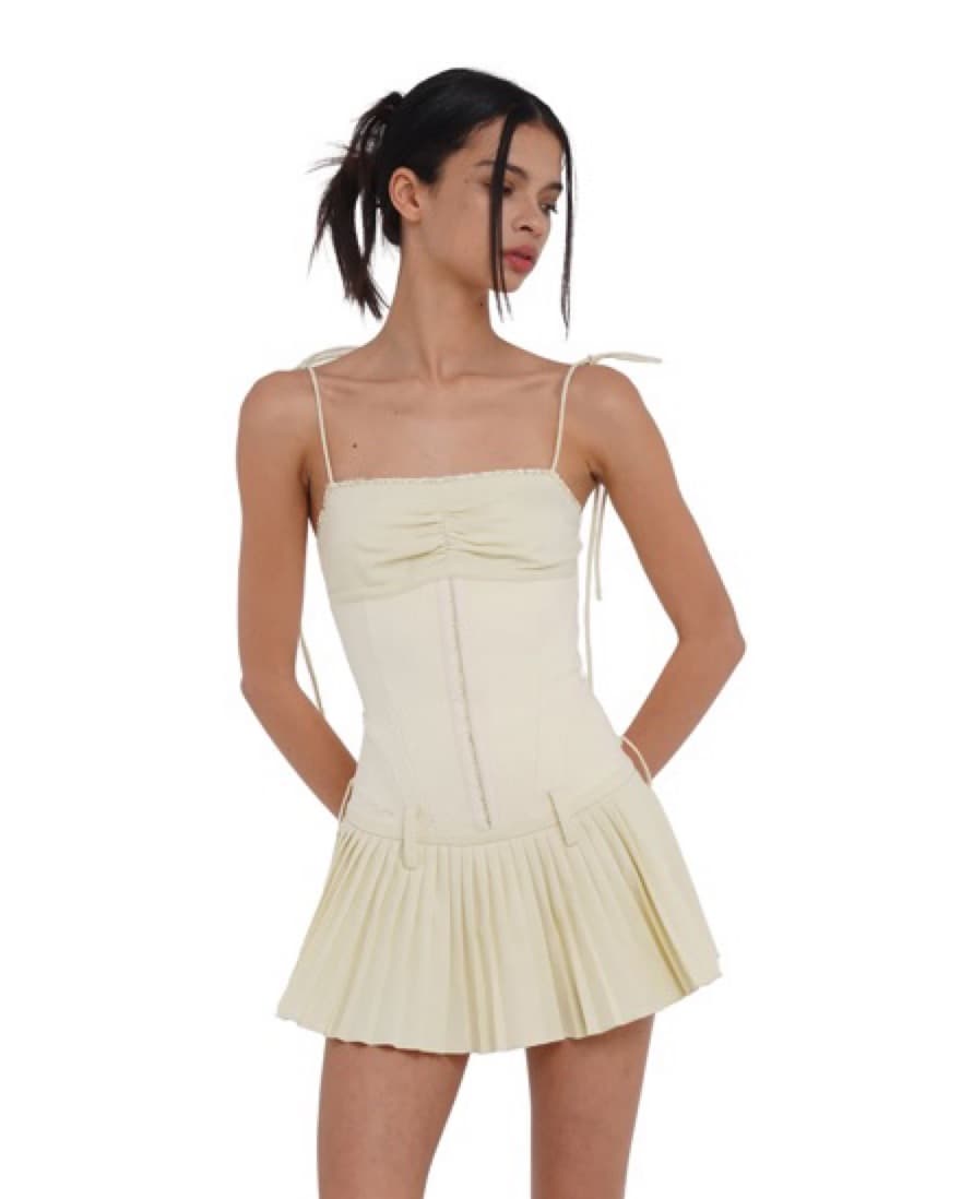 Sweet Chilling pleated mini dress - Image 1