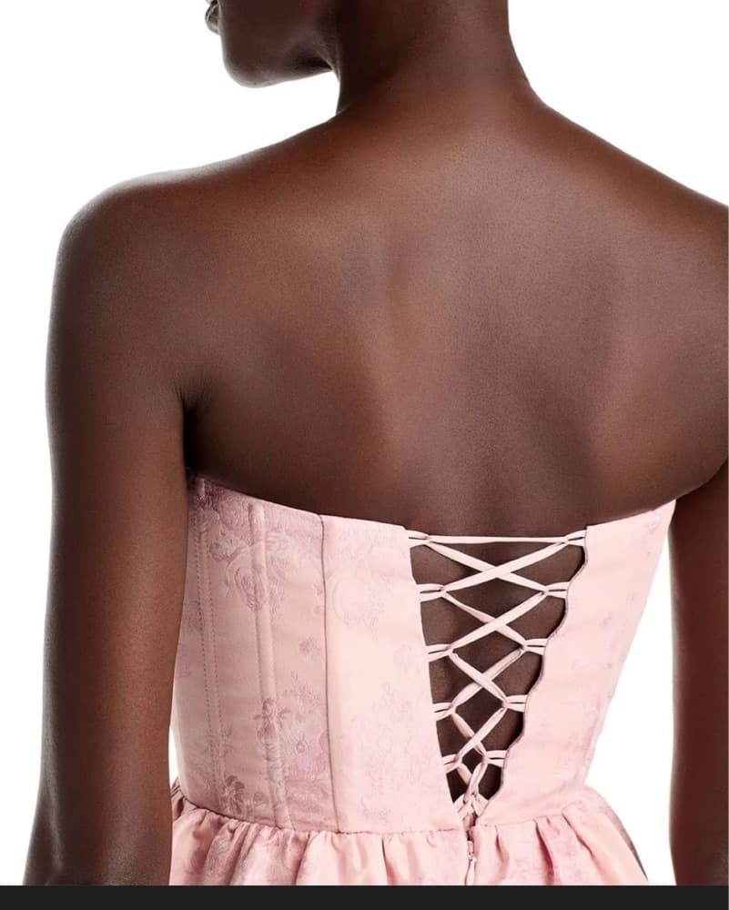 Pink V Chapman Dress - Image 3