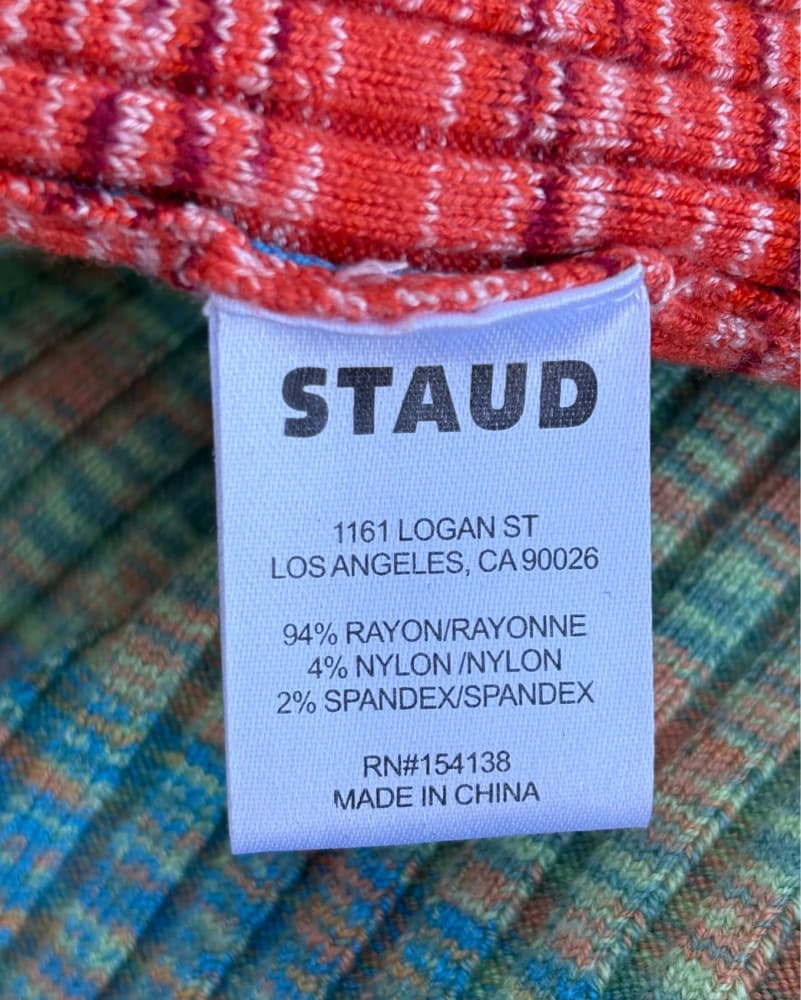 Staud Edesia cutout space-dyed ribbed-kn - Image 6