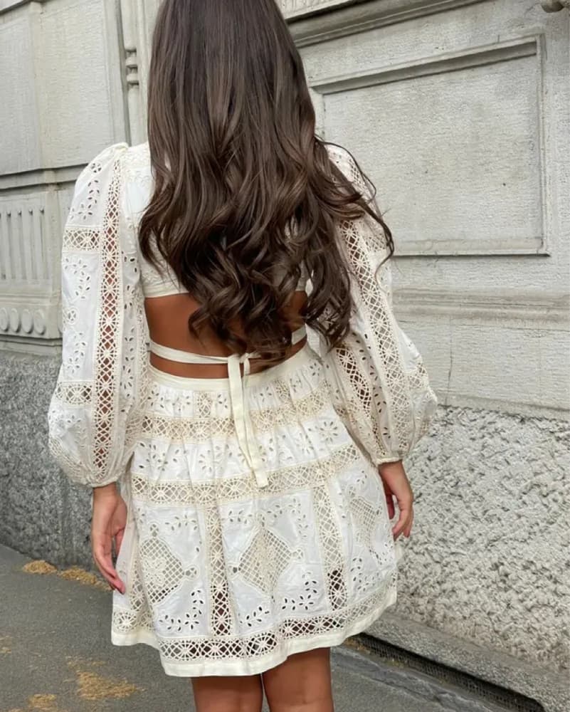 BNWOT ZIMMERMANN IVORY ALIANE EMBROIDERE - Image 2
