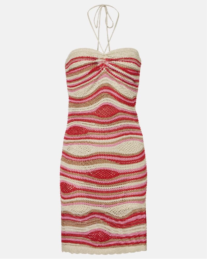 FARM RIO Floral Halterneck Minidress - Image 1