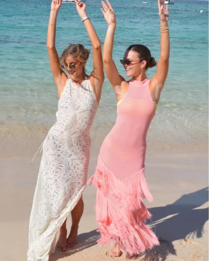 Devon Windsor True Dress In Peach - Image 4