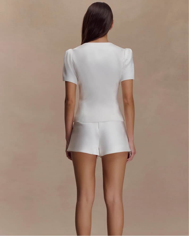 Meshki Satin White Set  - Image 2