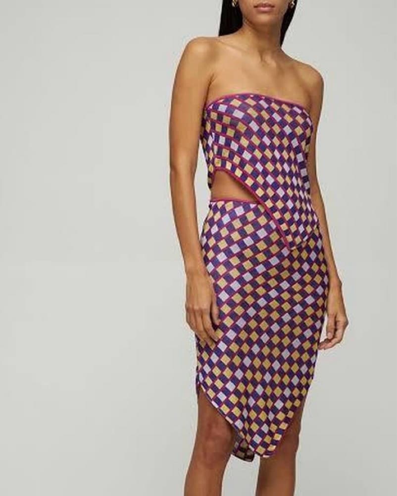 Gimaguas Checkered Tube Top  - Image 1