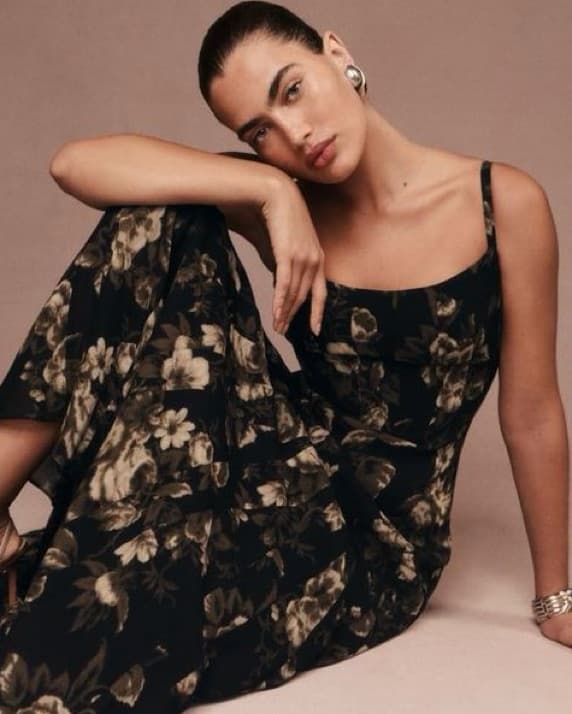 Reformation Katalima Floral Midi Dress - Image 3