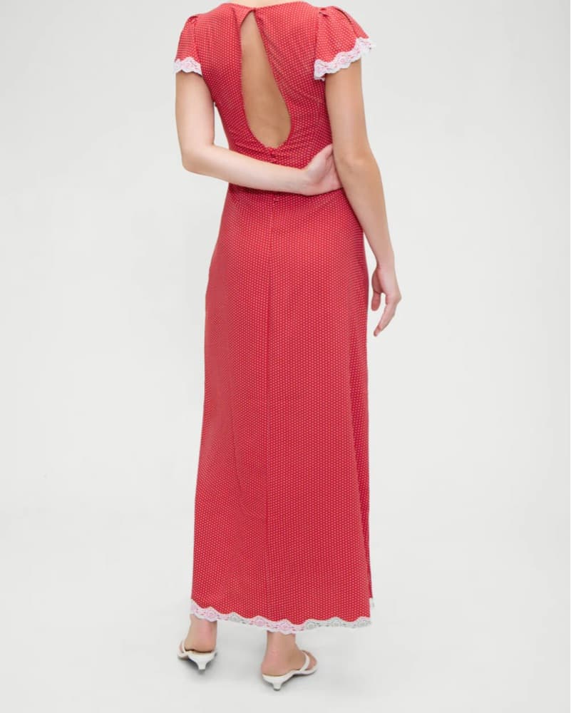 Frankies Rosalyn Polka Dot Maxi Dress - Image 3