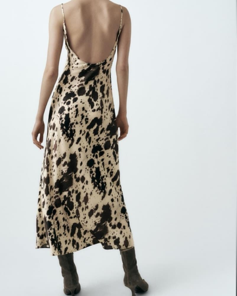 Zara Satin Dress - Image 3