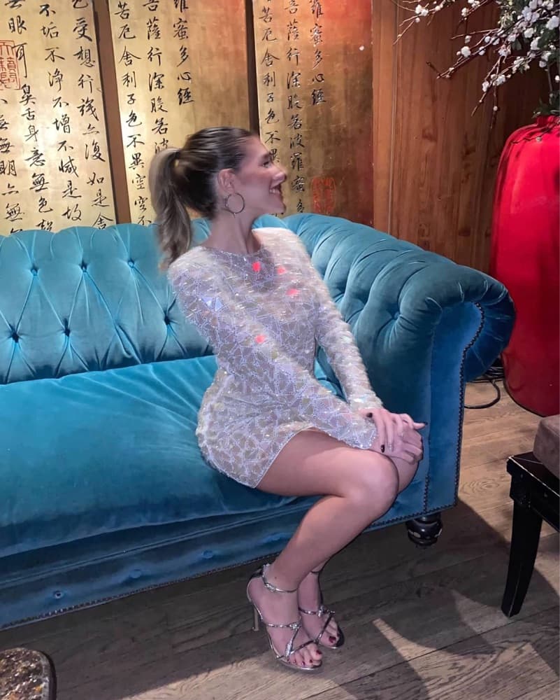 RaeVynn Phaedra Sequin Mini Dress - Image 1