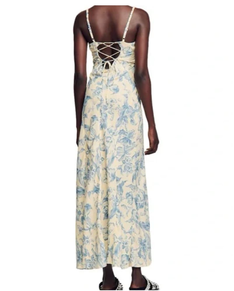 Sandro Corset Maxi Dress - Image 2