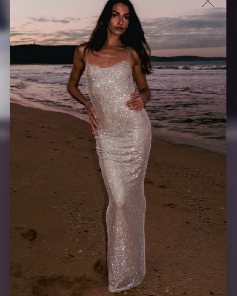Meshki Jasmyne Sparkly Dress Maxi  - Image 2