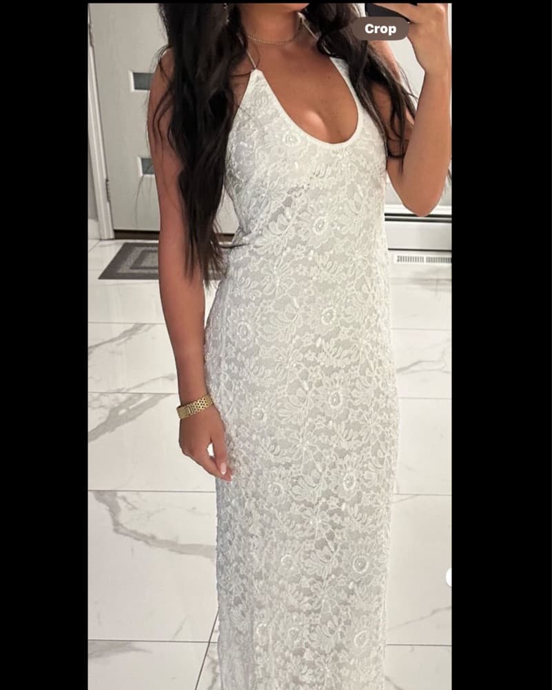 Eloise Embellished Maxi Dress In White - Image 2