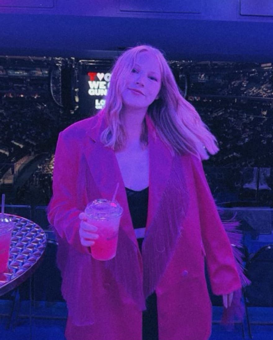 Nasty Gal Pink Satin Fringe Trim Blazer - Image 5