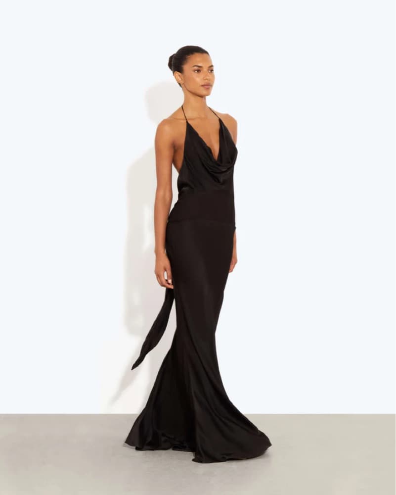 Rat & Boa Silk Gown - Image 4