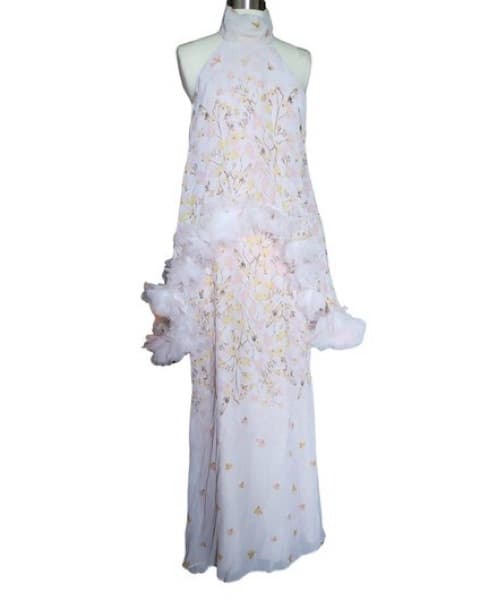 M B ELLIATT TULSIA FLORAL CAPE DRESS - Image 1