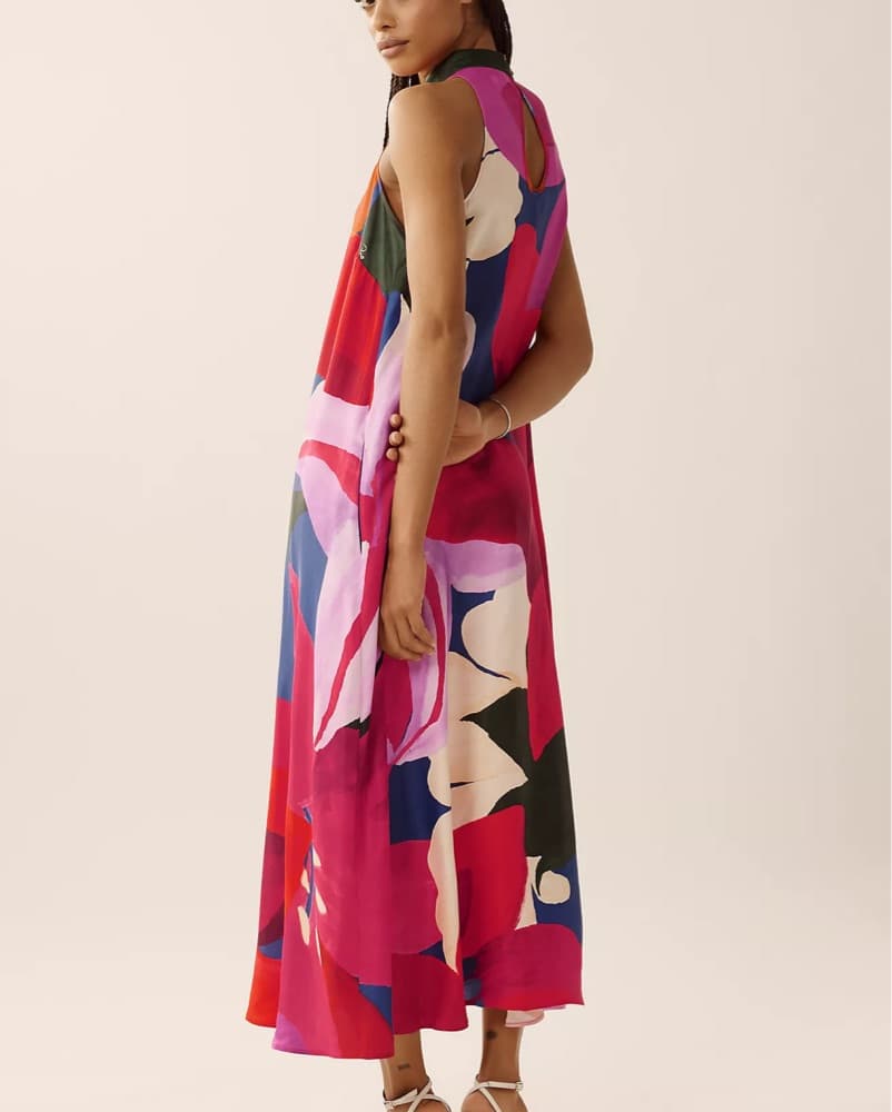 Farm Rio Red Halter Dress - Image 2