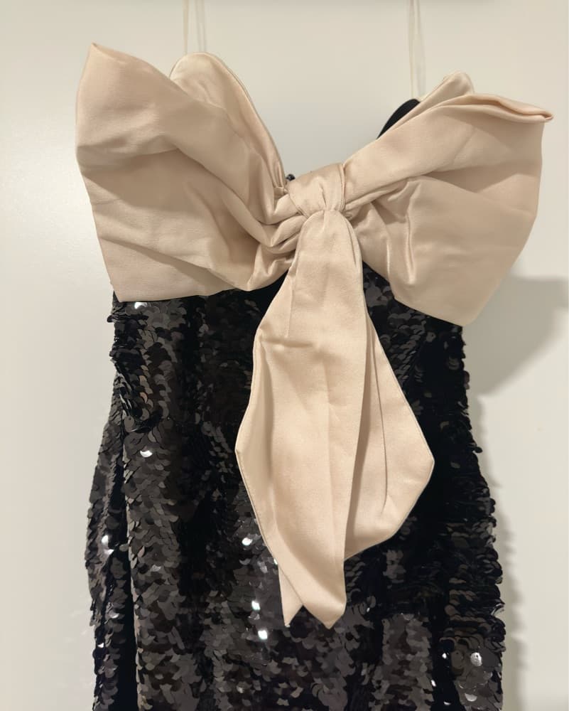 House Of CB Bow holiday dress - Image 4