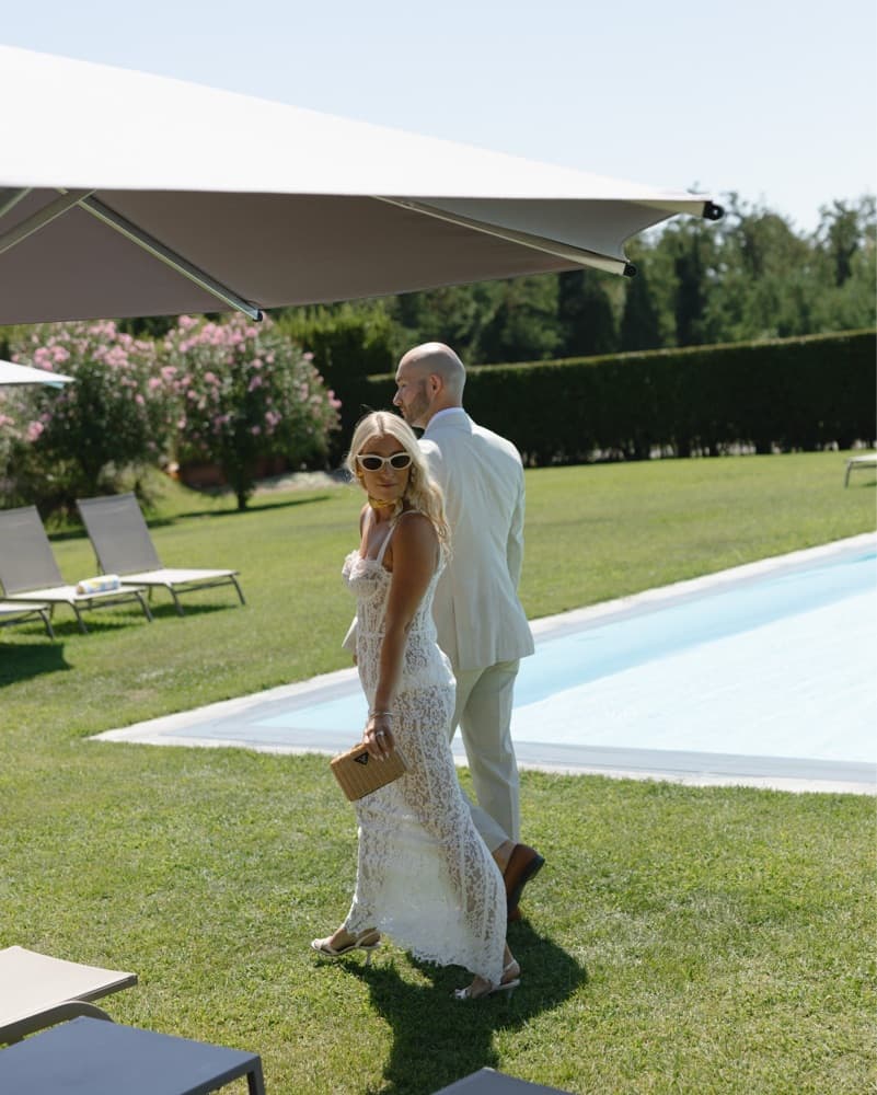 Helsa the lace column dress - White  - Image 2