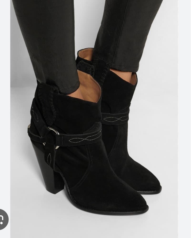 Black Isabel Marant Heeled Boots - Image 2