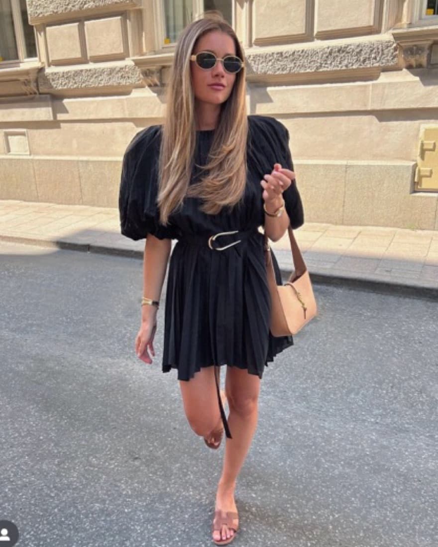 Acler Hudson Black Dress Size 4 - Image 1