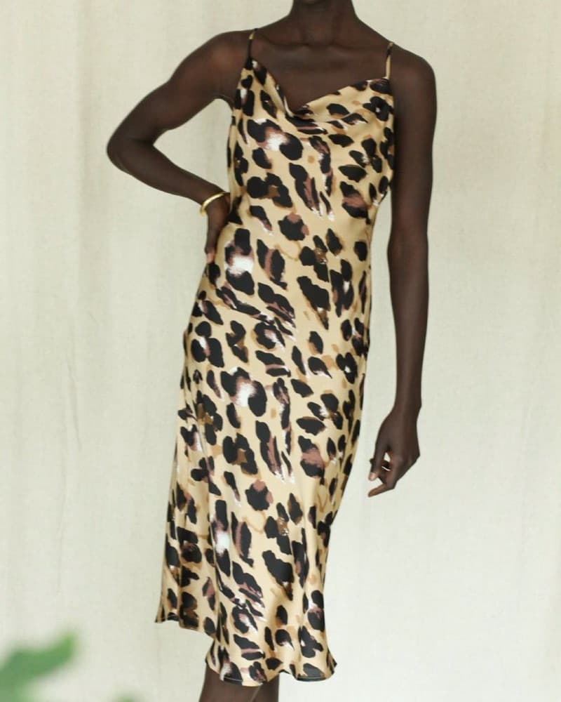 Leopard Slip Dress  - Image 1
