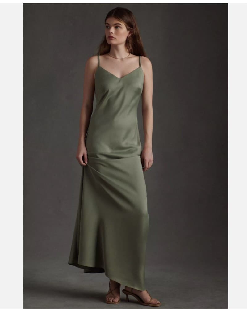 Sage BHLDN Charlie Slip Dress - Image 1