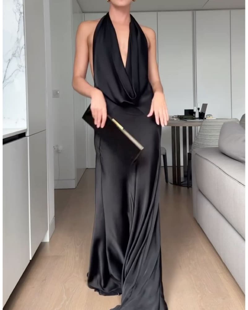 Rat & Boa Black Tie Dress - Image 2