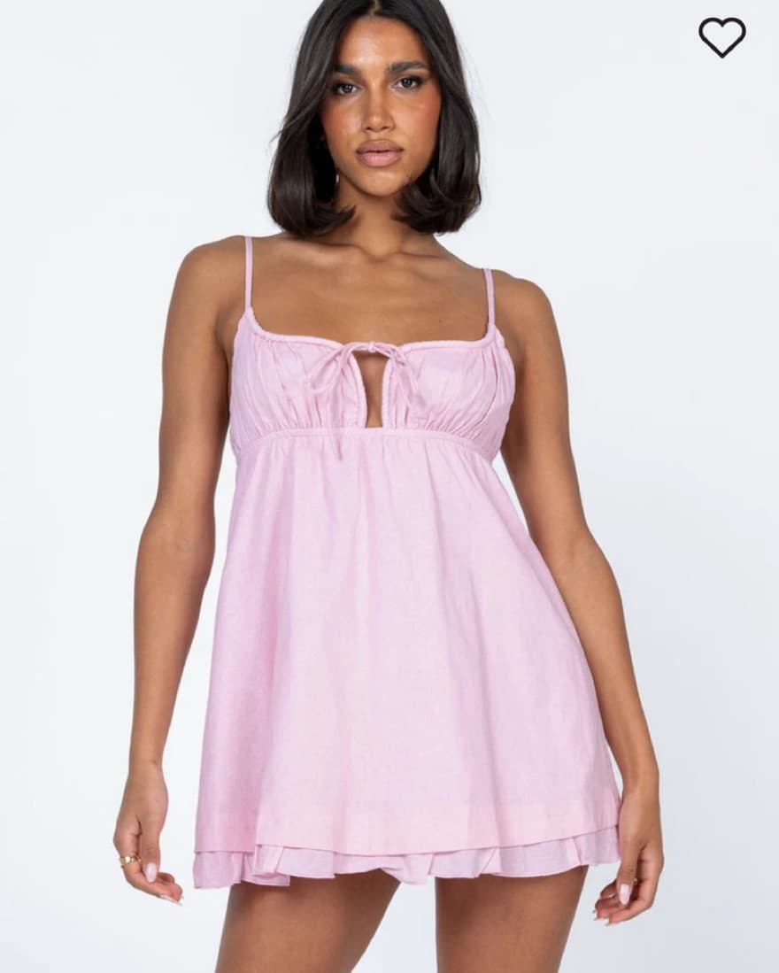 EMPRESS OF LOVE MINI DRESS PINK - Image 2