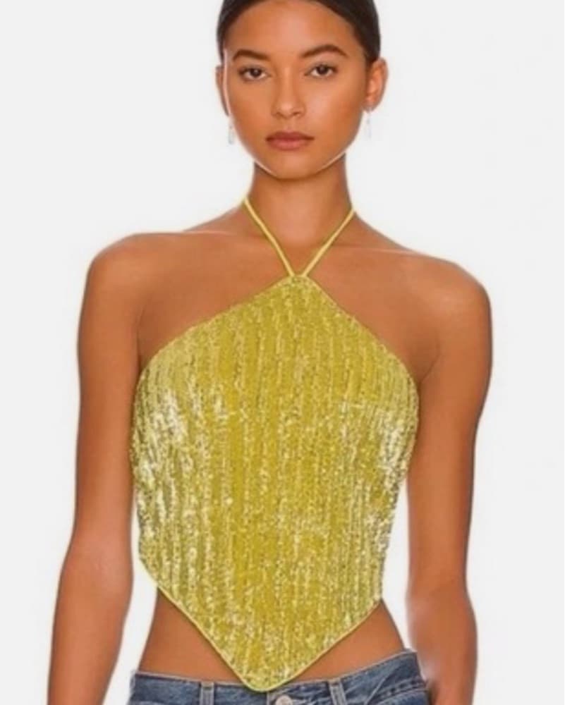 Samantha Top in Limoncello CAMILA COELHO - Image 1