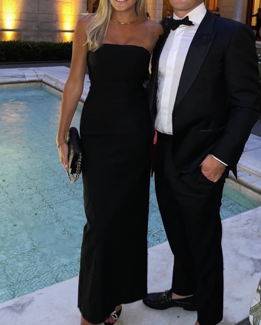 NBD Black Strapless Corset Dress  - Image 3