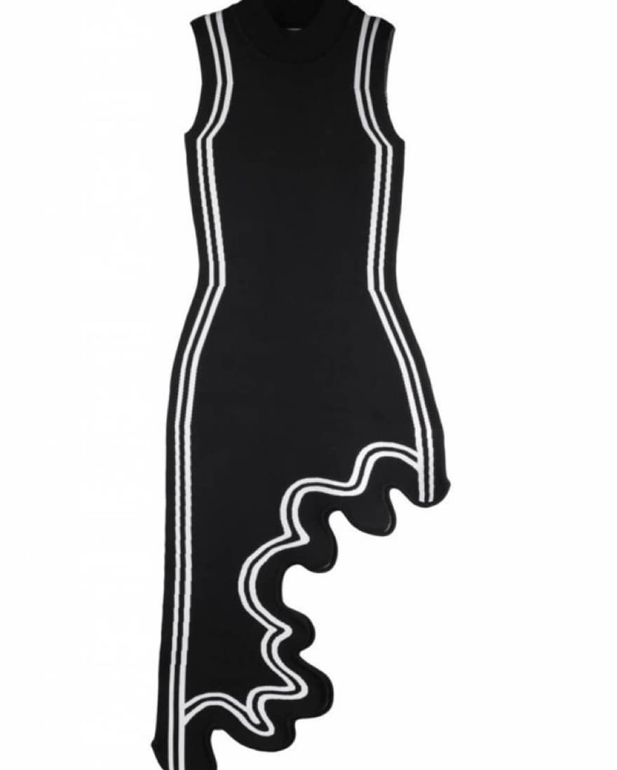 PH5 Assymetric Dress— Black - Image 1