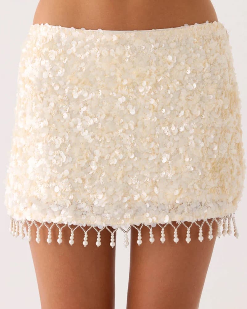 Beaded Mini Skirt  - Image 3