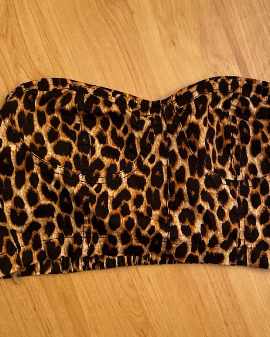 Leopard Corset Bandeau  - Image 1